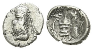 Kingdom of Persis. Darev (Darios) II AR Hemidrachm.