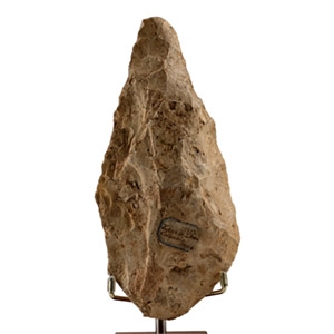 Large Stone Age Acheulean Flint Handaxe