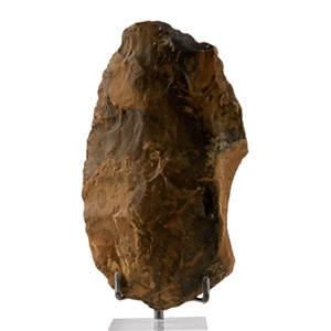 Large Stone Age Acheulean Flint Handaxe