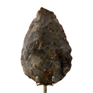 Large Stone Age Mousterian Flint Handaxe