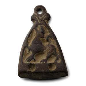 Anglo-Scandinavian Viking Bronze Stirrup Apex Mount