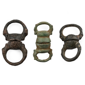 Norman Bronze Hunting Dog Leash Swivel Group