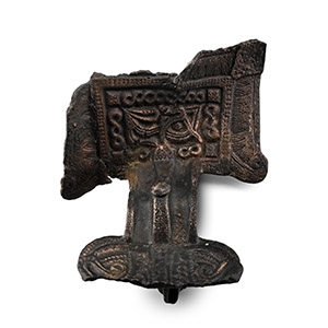 Anglo-Saxon Gilt Bronze Great Square-Headed Brooch
