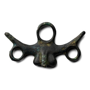 Romano-British Bronze Phallic Pendant Hanger