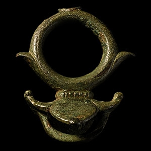 Celtic Bronze Decorated Chariot Teret Mount