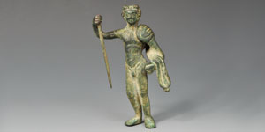 Bronze Gladiator Statuette