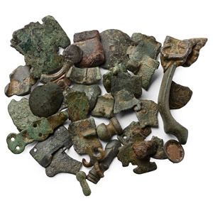 Anglo-Saxon Bronze Artefact Fragments