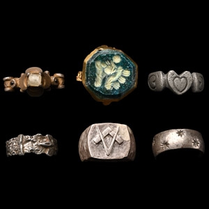 Mixed Silver and Gilt Ring Collection