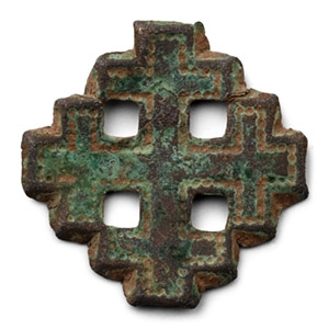 Medieval Bronze Knights Holy Sepulchre Badge