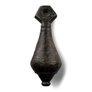Large Byzantine Bronze Steelyard Weight