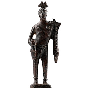 Roman Bronze Mercury Statuette