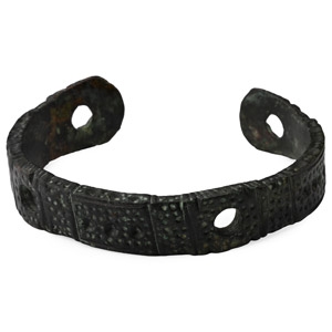 Roman Bronze Decorated Bracelet