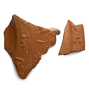 Roman Terracotta Fragments with Animals
