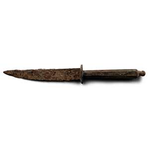 Roman Iron Knife with Bronze Handle