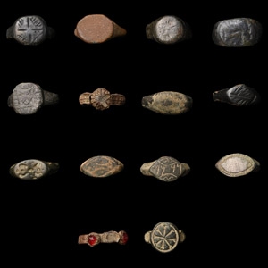Medieval Bronze Ring Collection