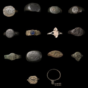 Roman and Later Bronze and Silver Ring Collection