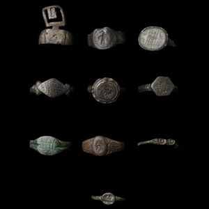 Roman and Later Bronze Ring Collection