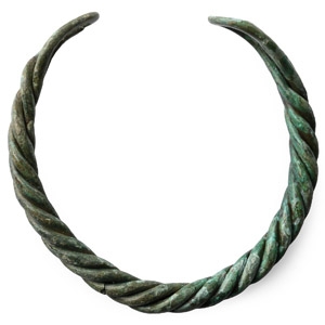 Viking Period Bronze Twisted Bracelet