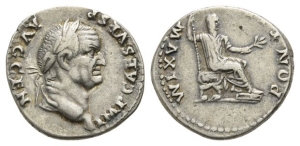 Vespasian AR Denarius.