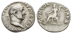 Vitellius AR Denarius.