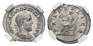 Pupienus AR Denarius.