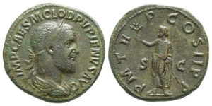 Pupienus AE Sestertius.