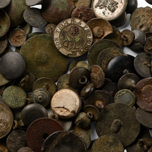 Post Medieval Bronze Button Collection