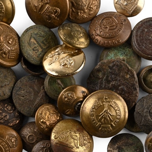 Military Bronze Button Collection