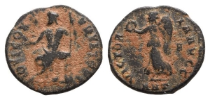 Time of Maximinus II BI Quarter Nummus.