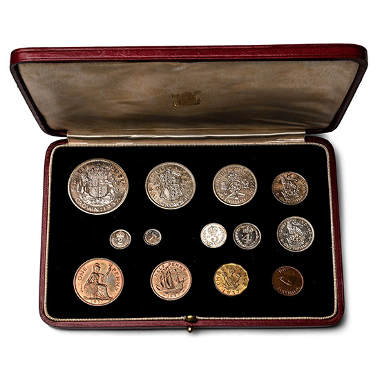 Great Britain. Windsor, Thirteen [13] George VI AR Coronation Coins.