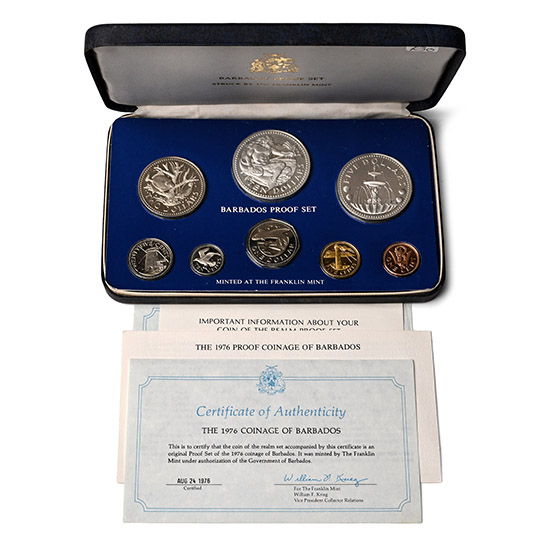 Barbados. Eight [8] Coin Proof Set.