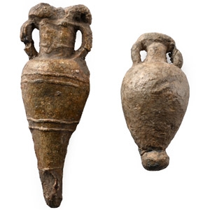 Byzantine Lead Holy Water Pilgrims Ampulla Group