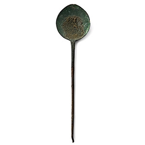 Roman Bronze Rat-Tailed Spoon