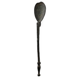 Roman Bronze Swan-Necked Spoon