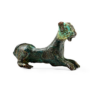 Roman Bronze Panther Statuette