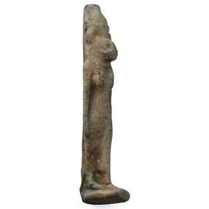 Egyptian Faience Standing Lioness Amulet