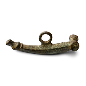 Roman Bronze Phallic Pendant