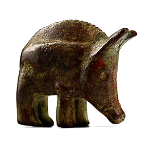 Celtic Bronze Boar Statuette