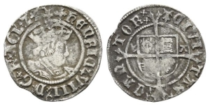 England. Tudor, Henry VIII AR Halfgroat.