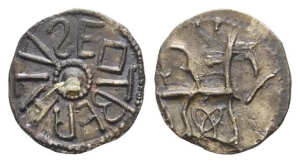 Anglo-Saxon. Kings of Northumbria, Eadberht AR Sceatt.