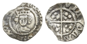 England. Lancaster, Henry VI AR Halfpenny.