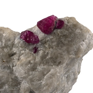 Natural Ruby Crystal Mineral Display Specimen