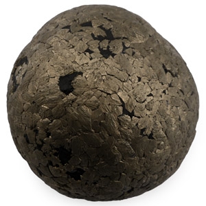Pyrite Crystal Sphere Mineral Display Specimen