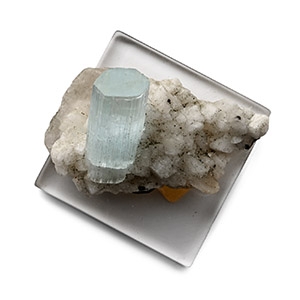 Aquamarine Crystal Mineral Display Specimen