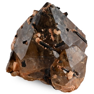 Rutilated Quartz Crystal Mineral Display Specimen