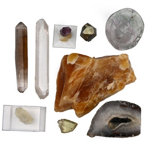 Crystal and Mineral Display Specimen Collection