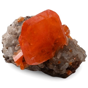 Wulfenite Crystal Mineral Display Specimen