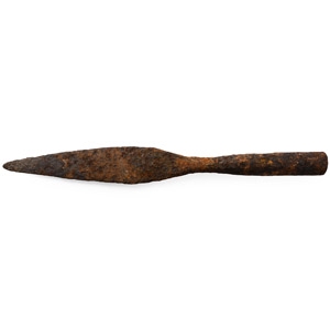Large Viking Period Iron Socketted Spearhead