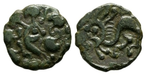 Celtic Northeast Gaul. Bellovaci AE Unit.