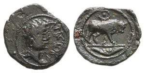 Celtic Central Gaul. Santones AE Quadrans.